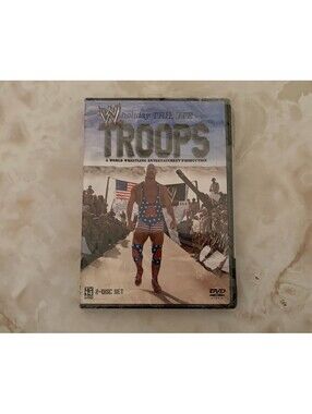 WWE Holiday Tribute To The Troops (DVD, 2005) 2-Disc Set With Insert Brand NEW